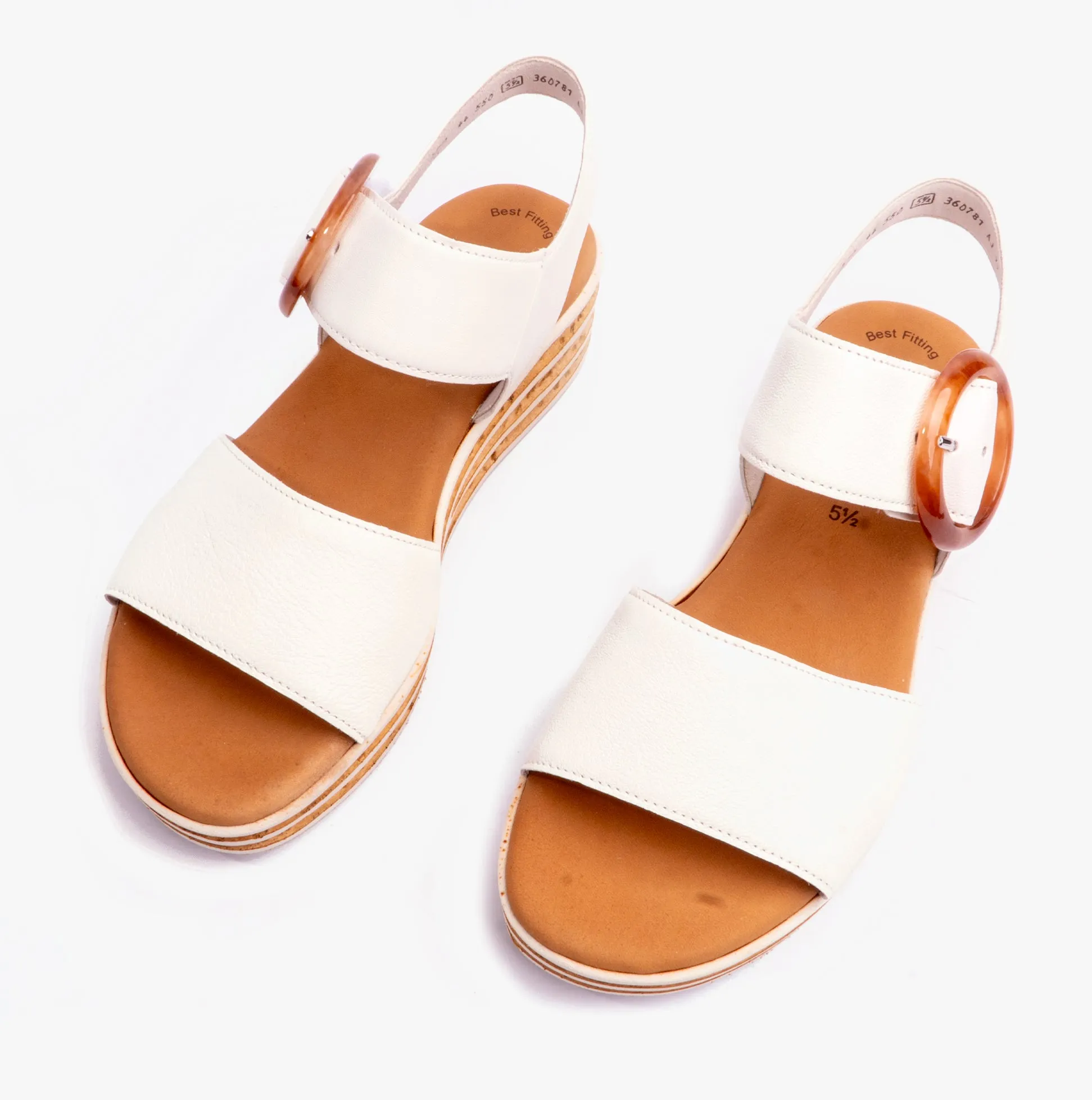 ANDRA Womens Sandals White