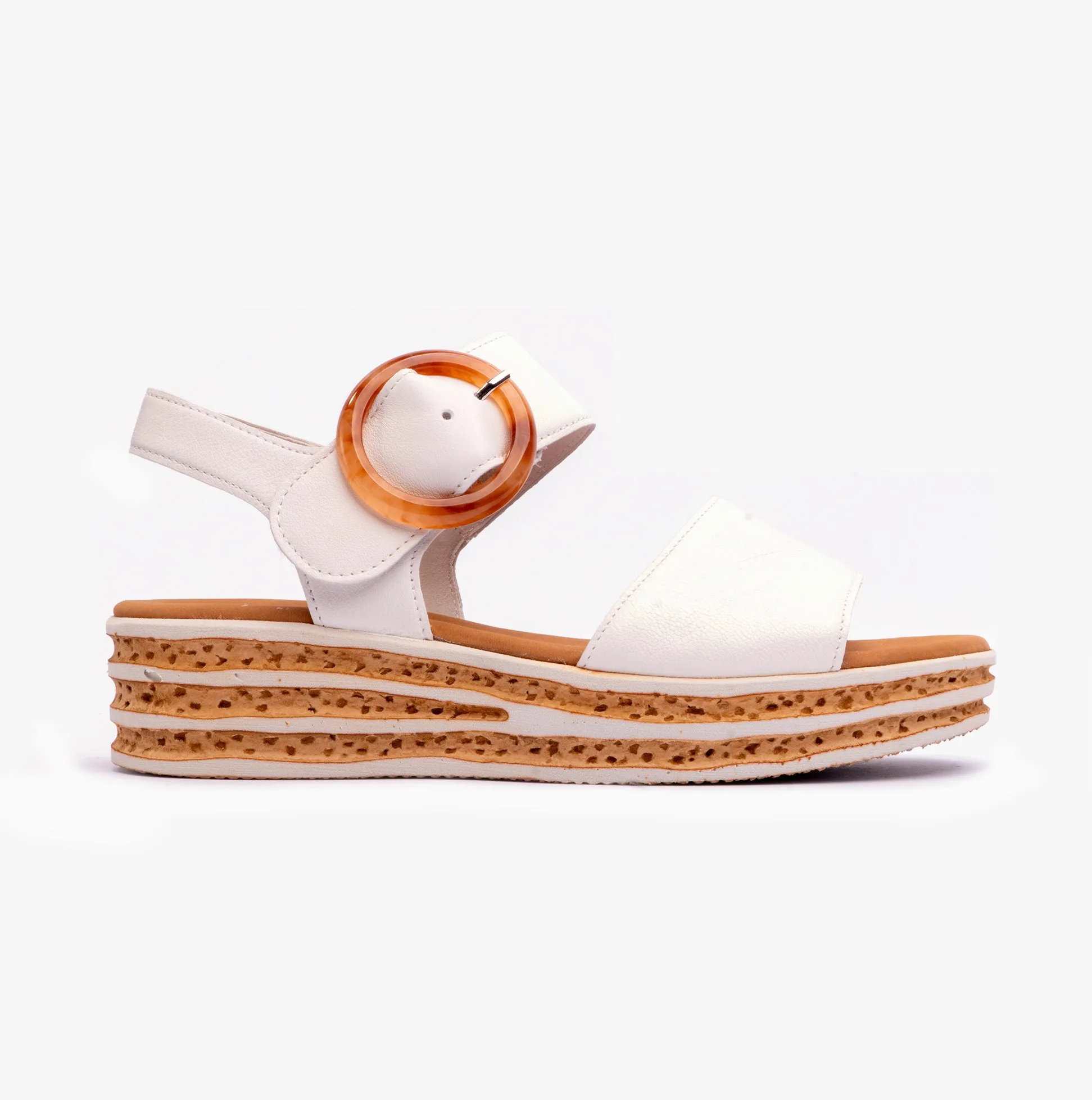 ANDRA Womens Sandals White