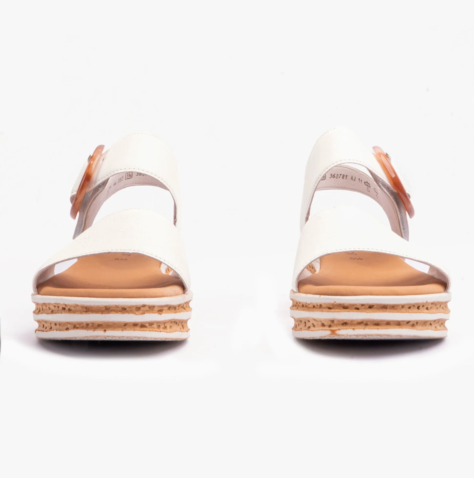 ANDRA Womens Sandals White