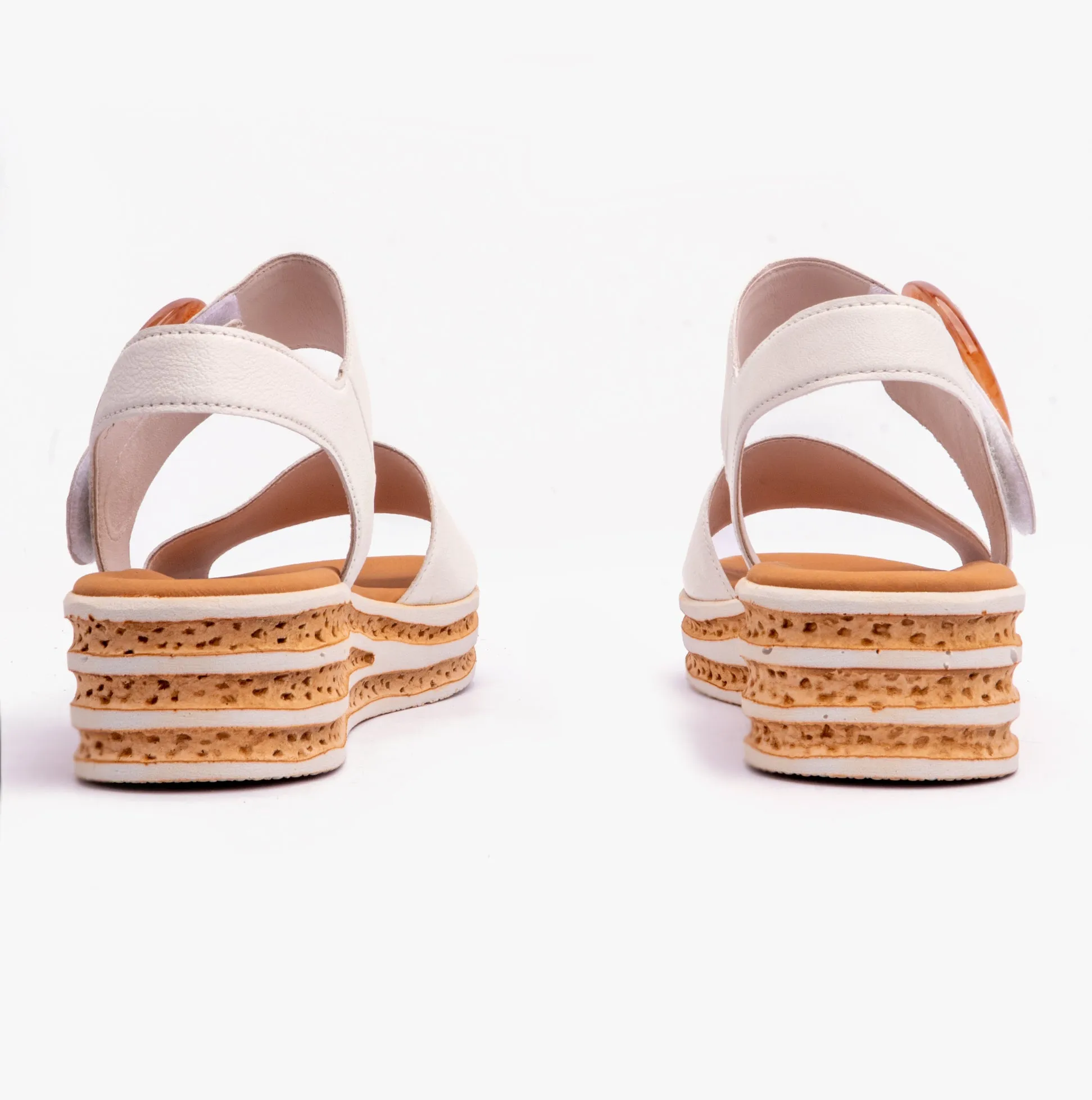 ANDRA Womens Sandals White