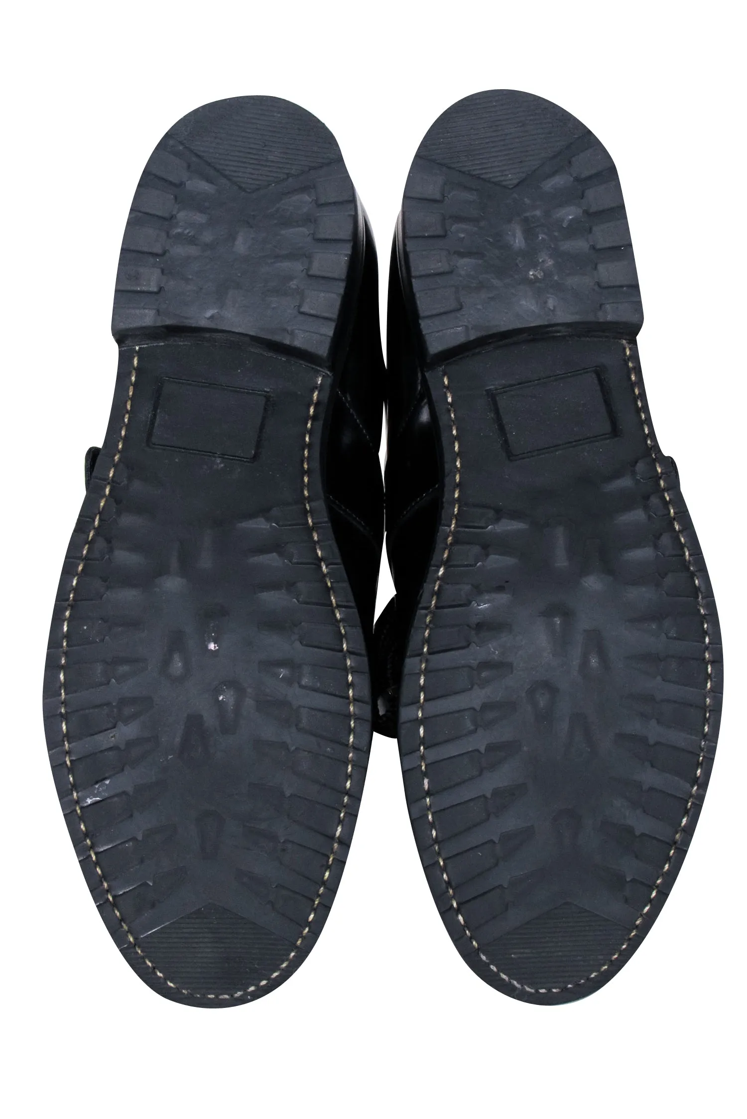 Angela Scott - Black Leather "Mr. Logan" Oxfords Sz 9