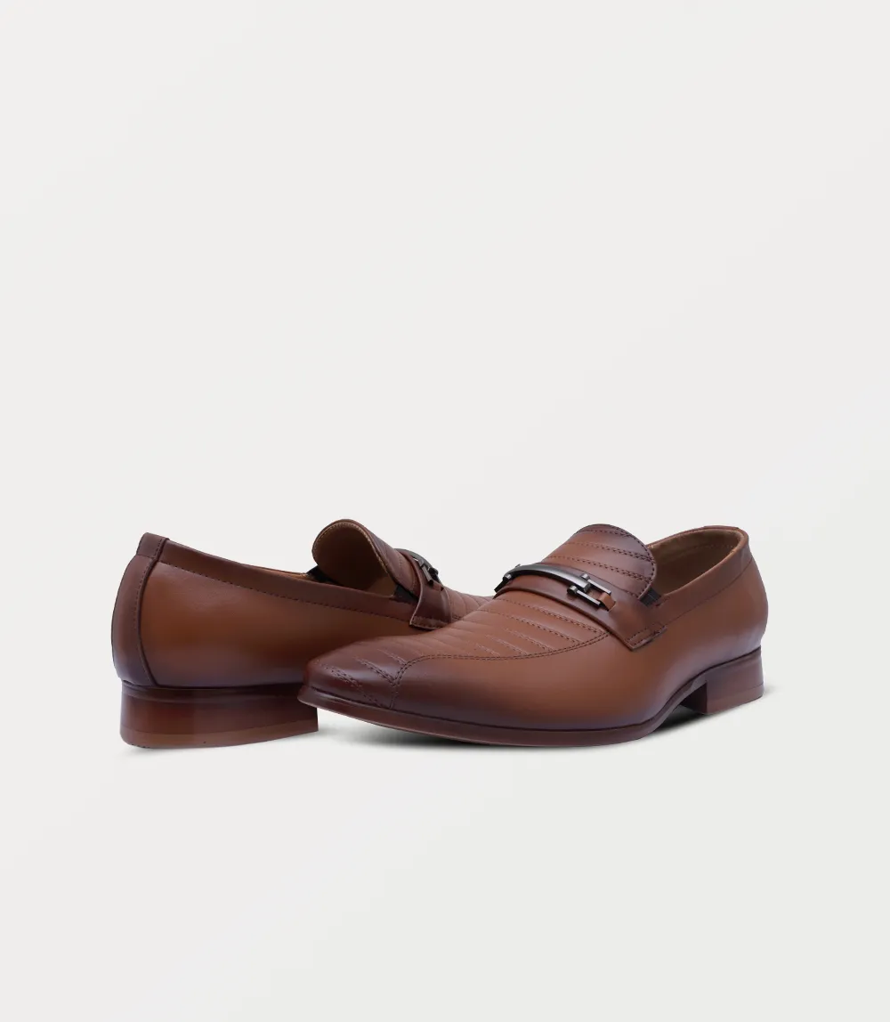 BM5095-BROWN-Men Slip on