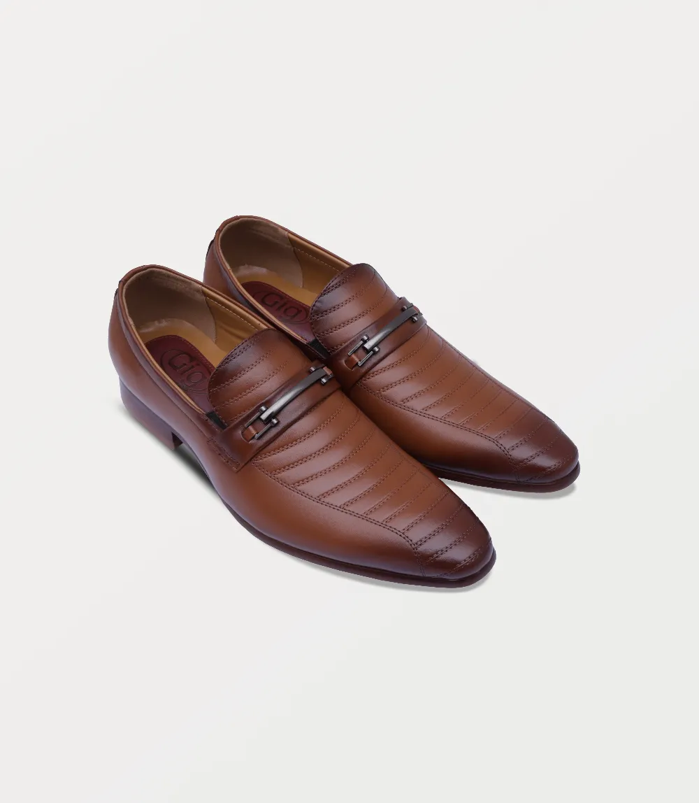 BM5095-BROWN-Men Slip on