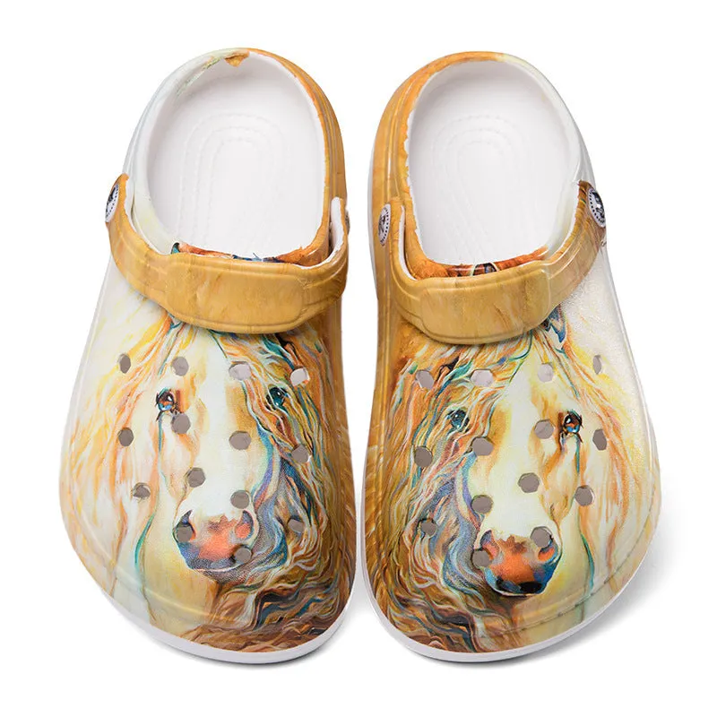 Boho Clog Style Beach Sandals - Breathable