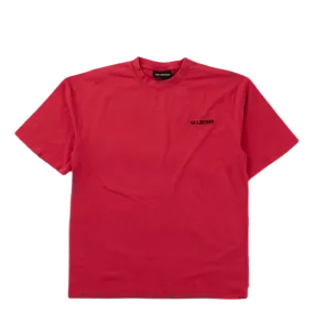 Boyfriend Tee Faded Dark Pink