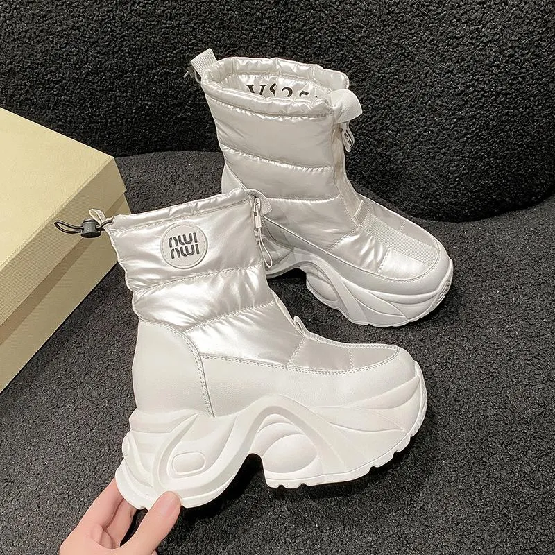 Chimney Warm Wedge Boots