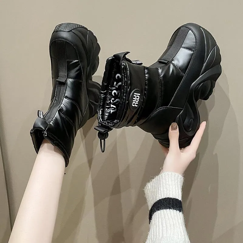Chimney Warm Wedge Boots