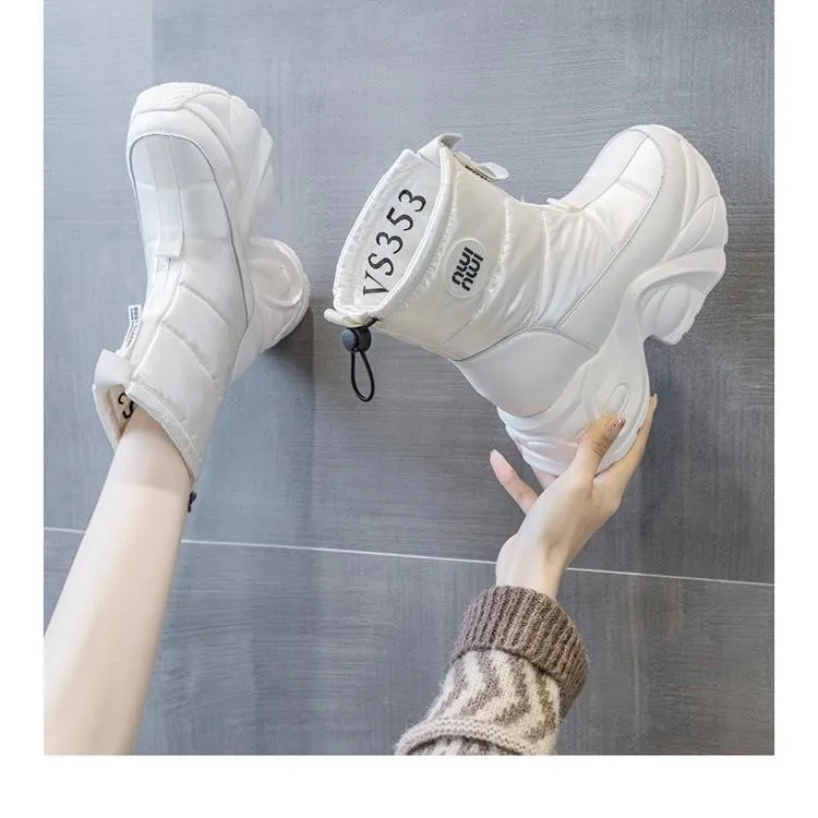 Chimney Warm Wedge Boots