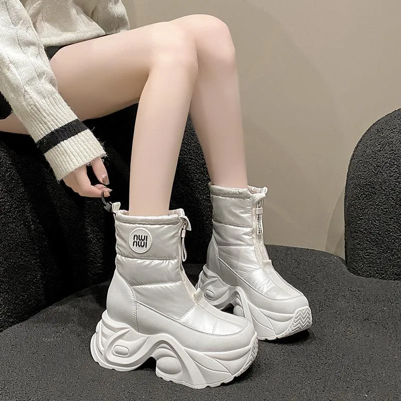 Chimney Warm Wedge Boots