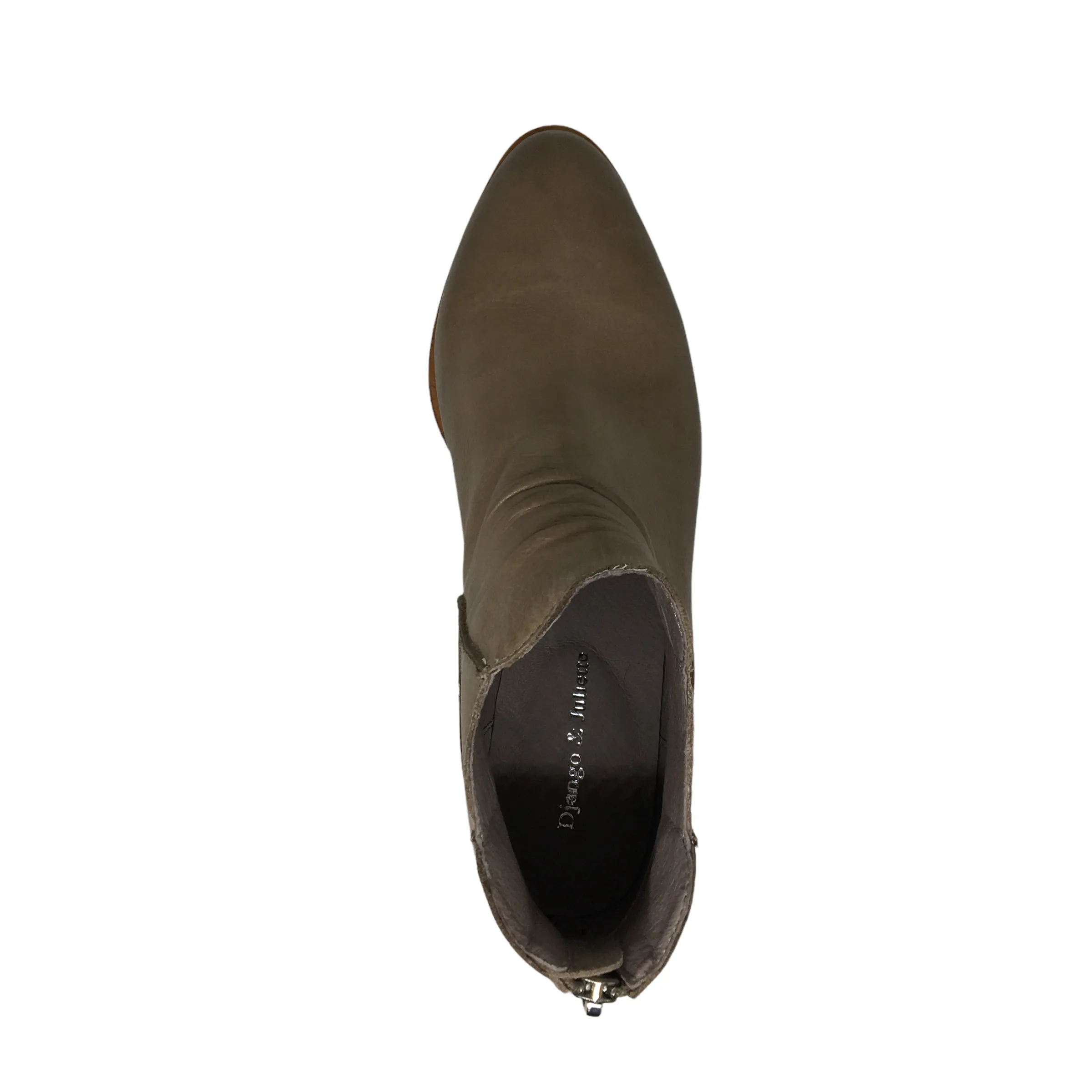 Django & Juliette Ivor ~ Warm Taupe Leather Boot