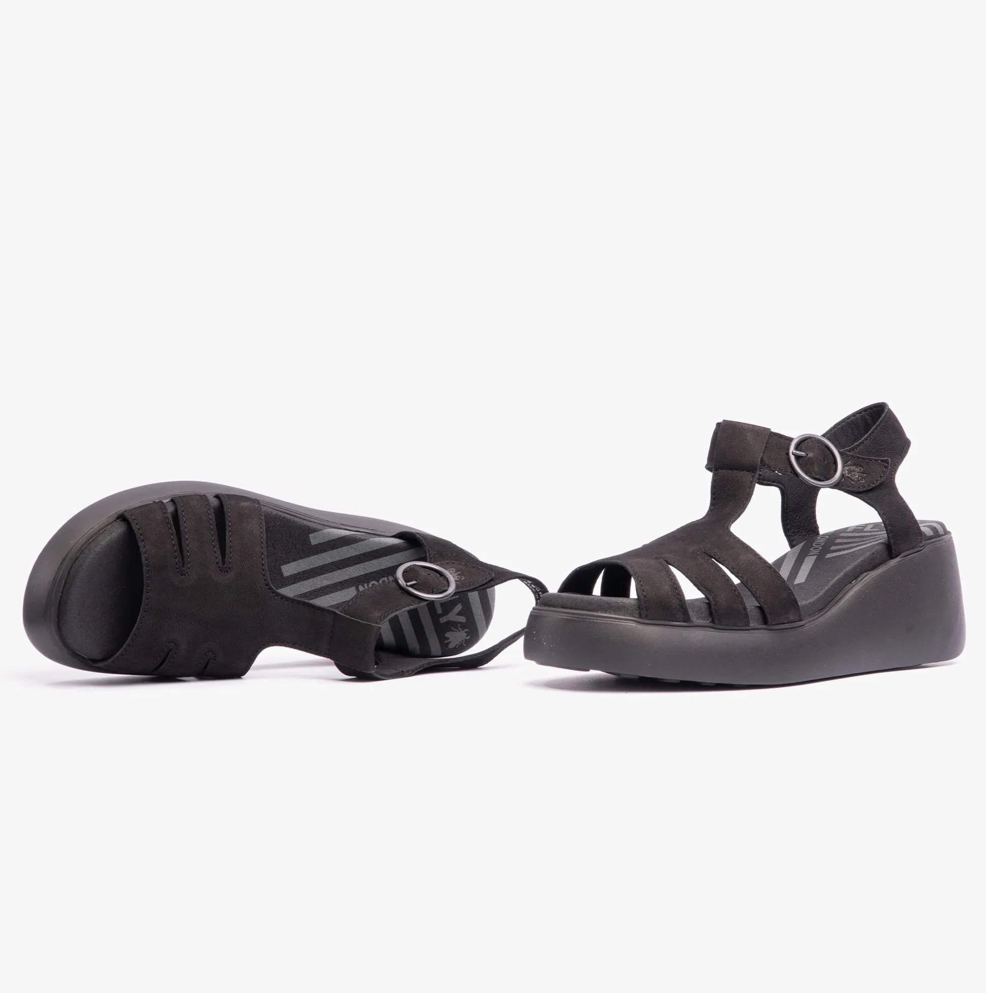 DUMA955FLY Womens Sandals Black