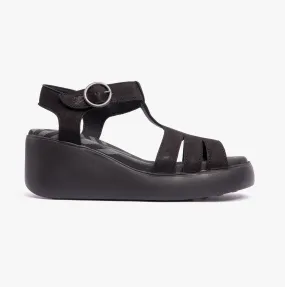 DUMA955FLY Womens Sandals Black