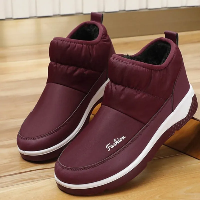 Dyavor Orthopedic Women Winter Boots Waterproof Warm Soft AntiSlip Casual Ankle Boots