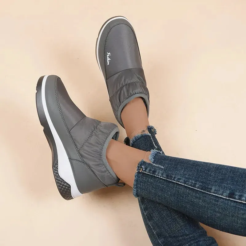 Dyavor Orthopedic Women Winter Boots Waterproof Warm Soft AntiSlip Casual Ankle Boots