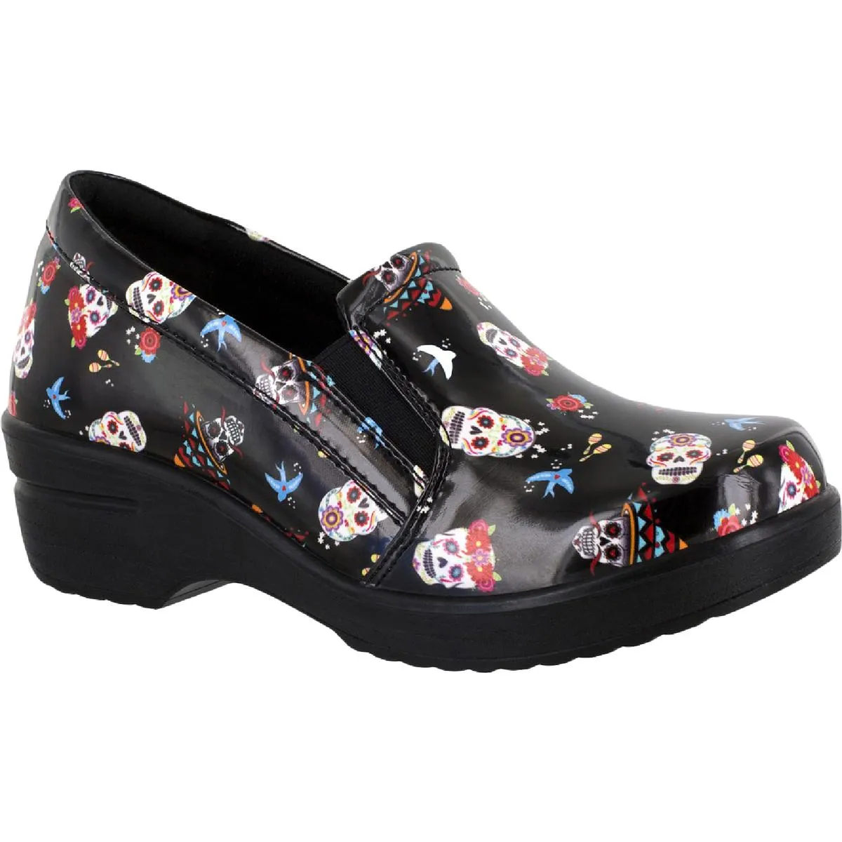 Easy Works by Easy Street Womens Leeza Slip Resistant Clogs
