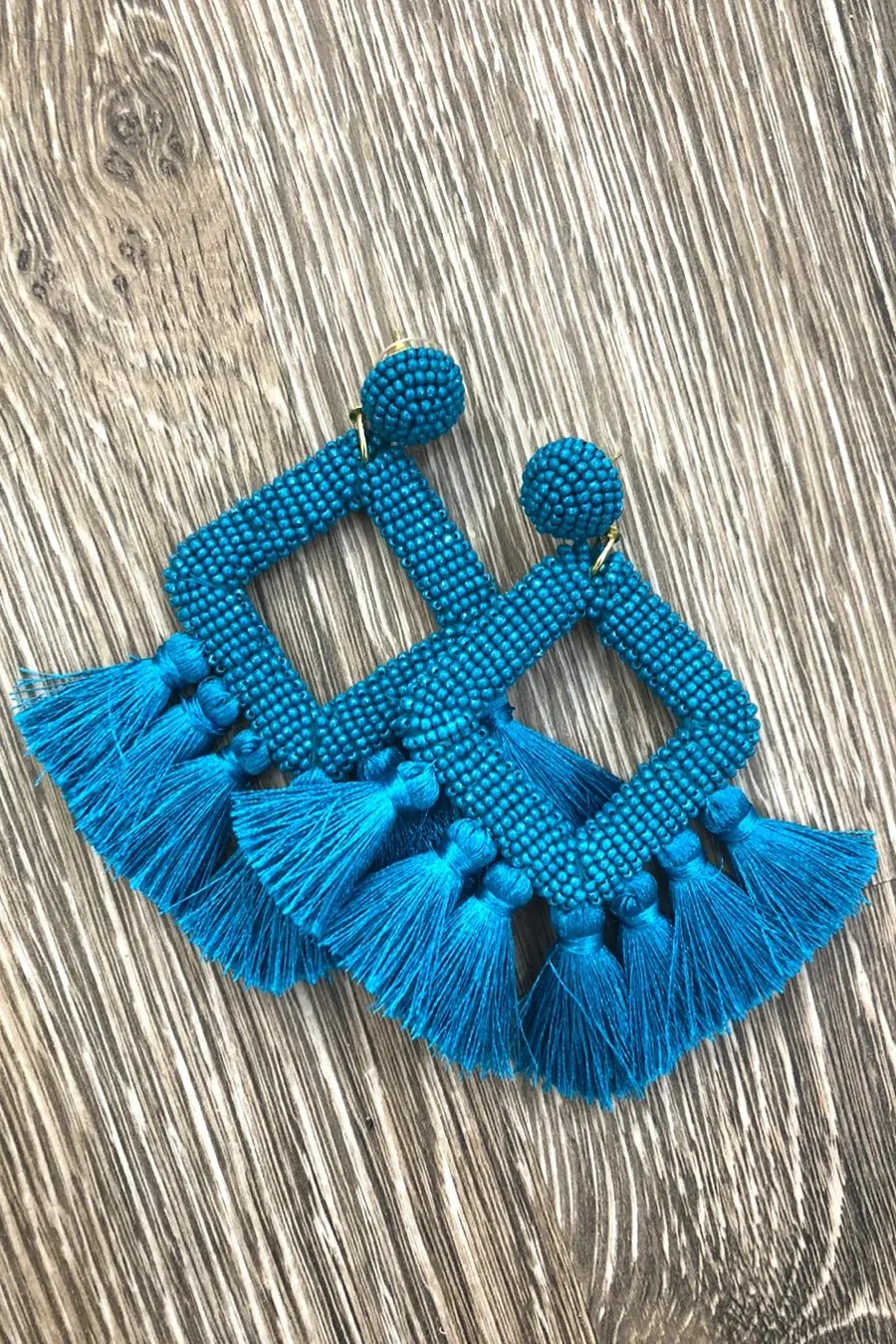 Ellie Fringe Drop Earrings- Multiple Color Options