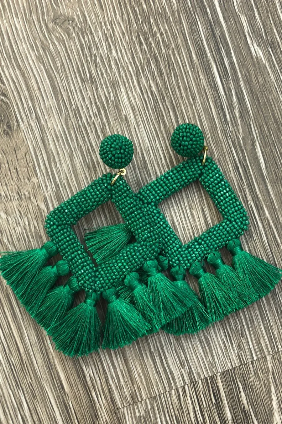 Ellie Fringe Drop Earrings- Multiple Color Options
