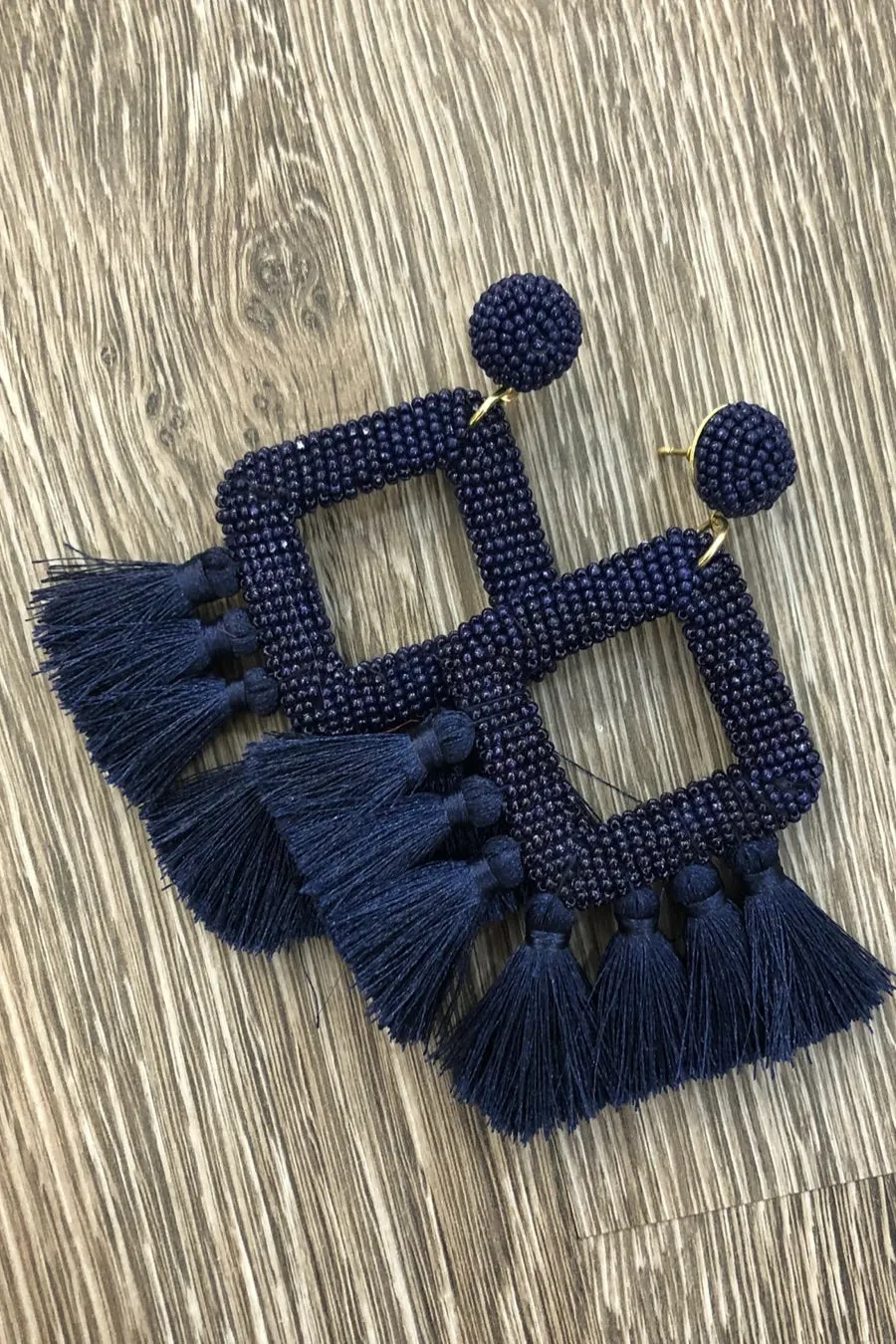 Ellie Fringe Drop Earrings- Multiple Color Options