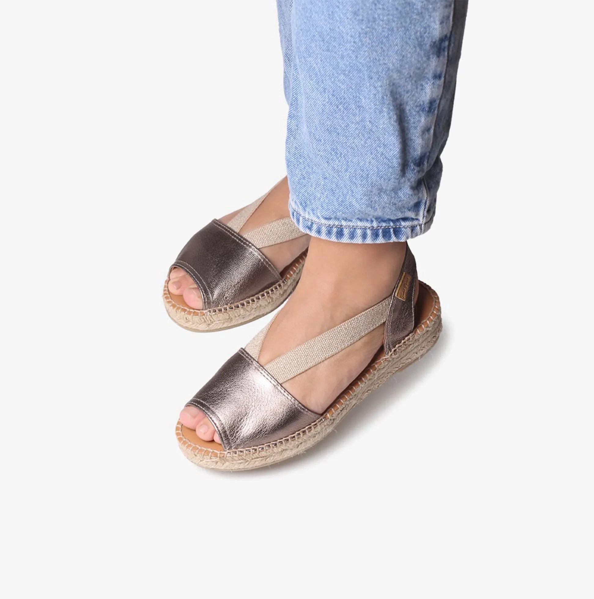 ETNA Womens Espadrille Sandals Bronze
