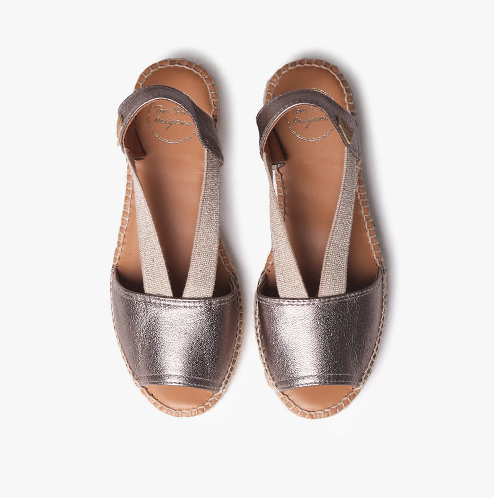 ETNA Womens Espadrille Sandals Bronze