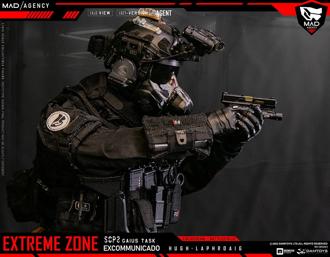 Extreme Zone Agent - Hugh Laphroaig - MINT IN BOX