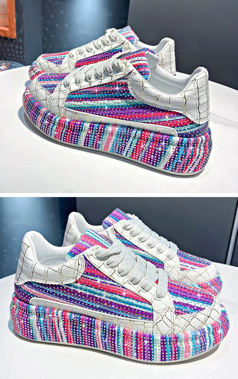 Full Diamonds Fashionable Versatile Shoes
