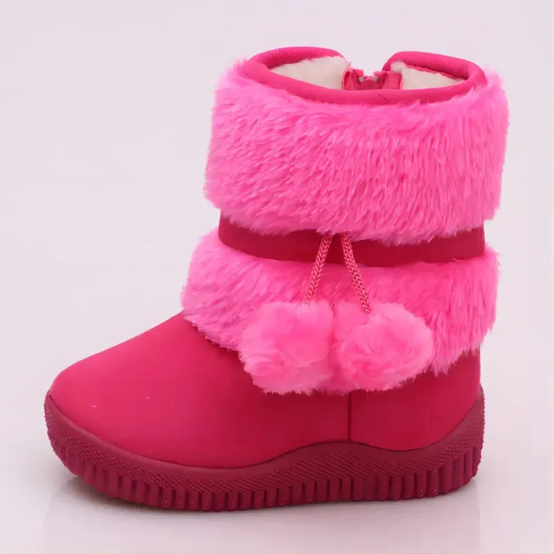 Girls & Boys Winter Snow Boots - Warm Comfortable & Cute