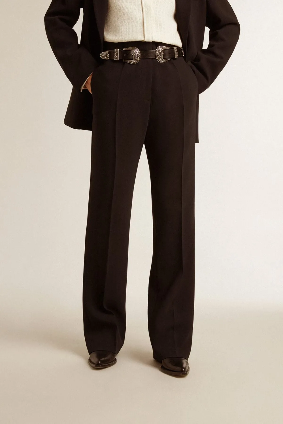 Golden Goose Relaxed Pant - Polar Night
