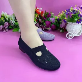Granny's flyknit loafers Knitted marry jane shoes spring summer comfort shoes