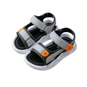 Grey summer sandals for boys