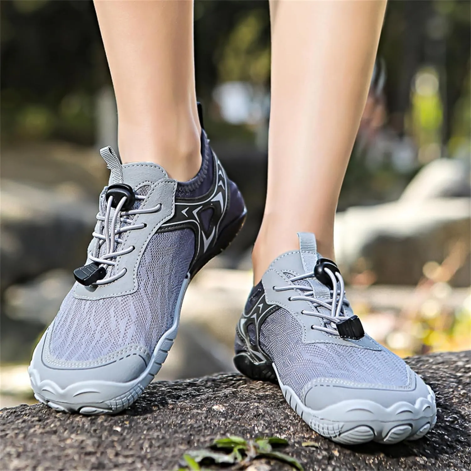 Grounded Footwear for Women, Hike Barefoot Shoes Women, Pool Swim Socks, Comfortable Walking Sneakers Outdoor Hiking Shoes Non Slip Wide Toe Box Athletic Footwear Workout Running Zero Drop Water Shoe