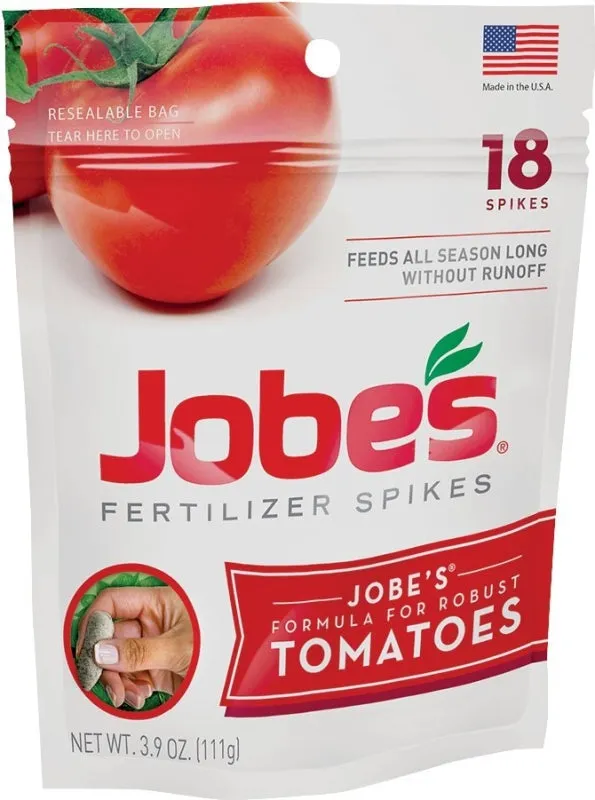 Jobes 06005 Fertilizer Spike Blister Pack, Spike, Gray/Light Brown, Slight Ammonia Blister Pack :PK 18: QUANTITY: 1