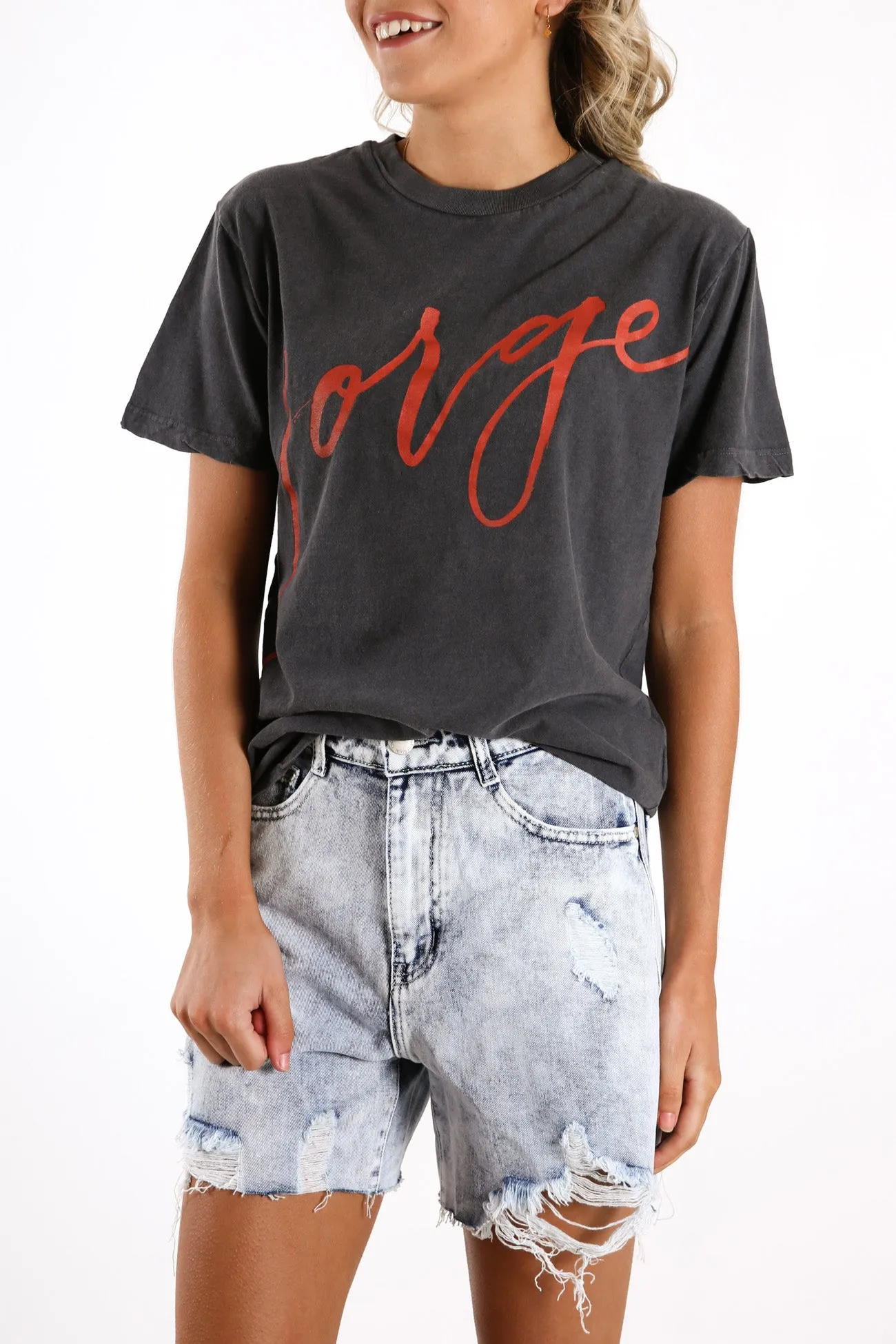 Jorge Sign Here Tee Red