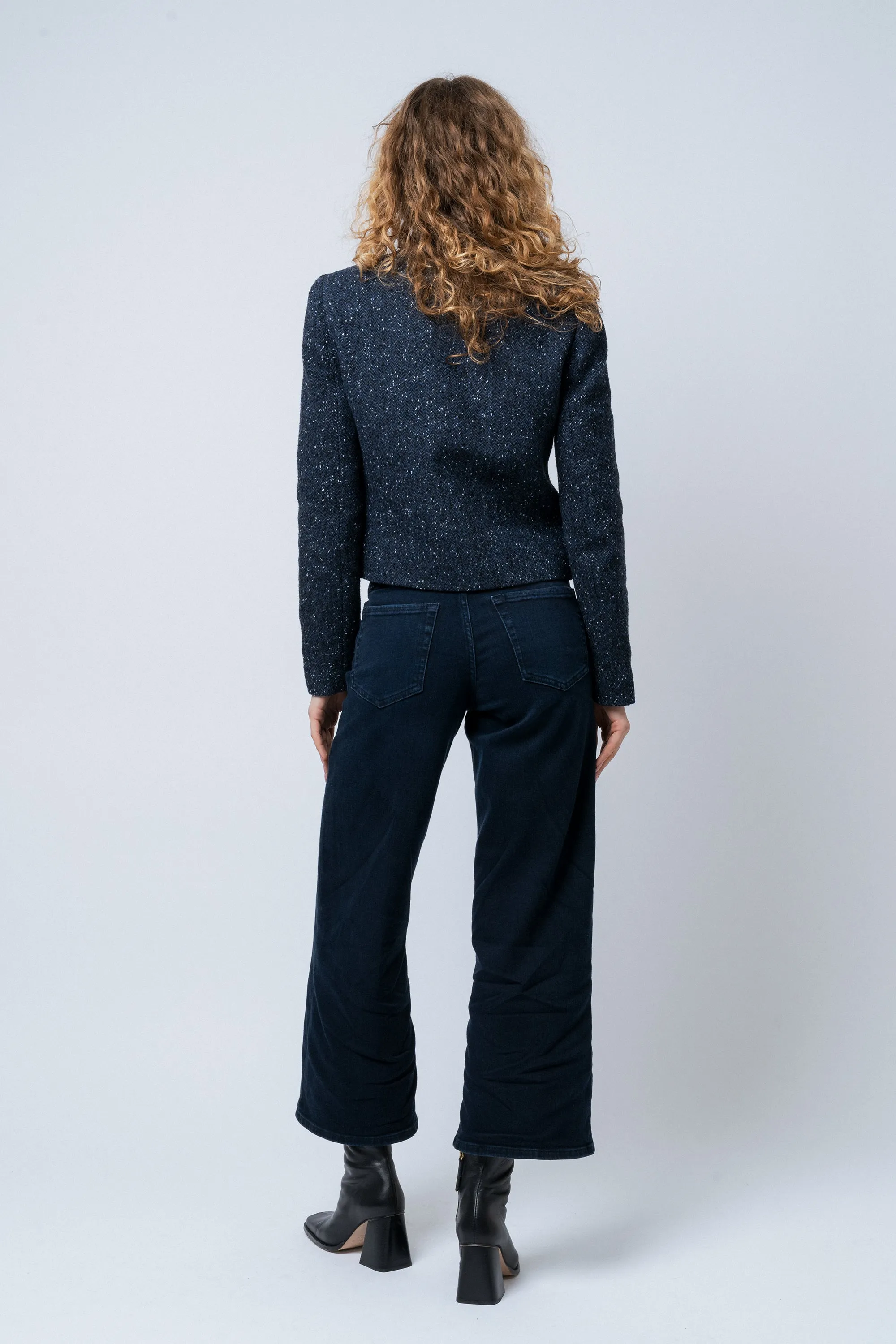 Le Pixie Slim Palazzo - Onyx Indigo