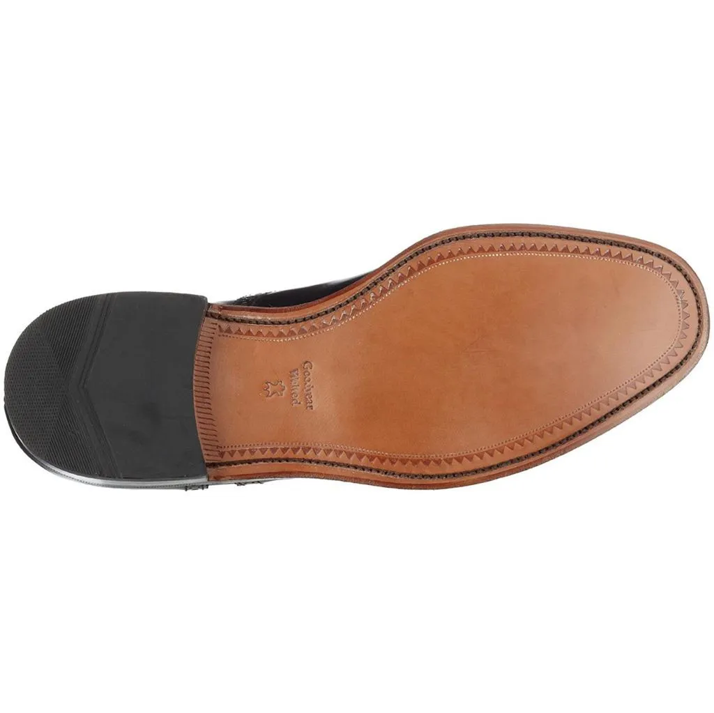 Loake 201 Polished Leather Men's Brogue Shoes