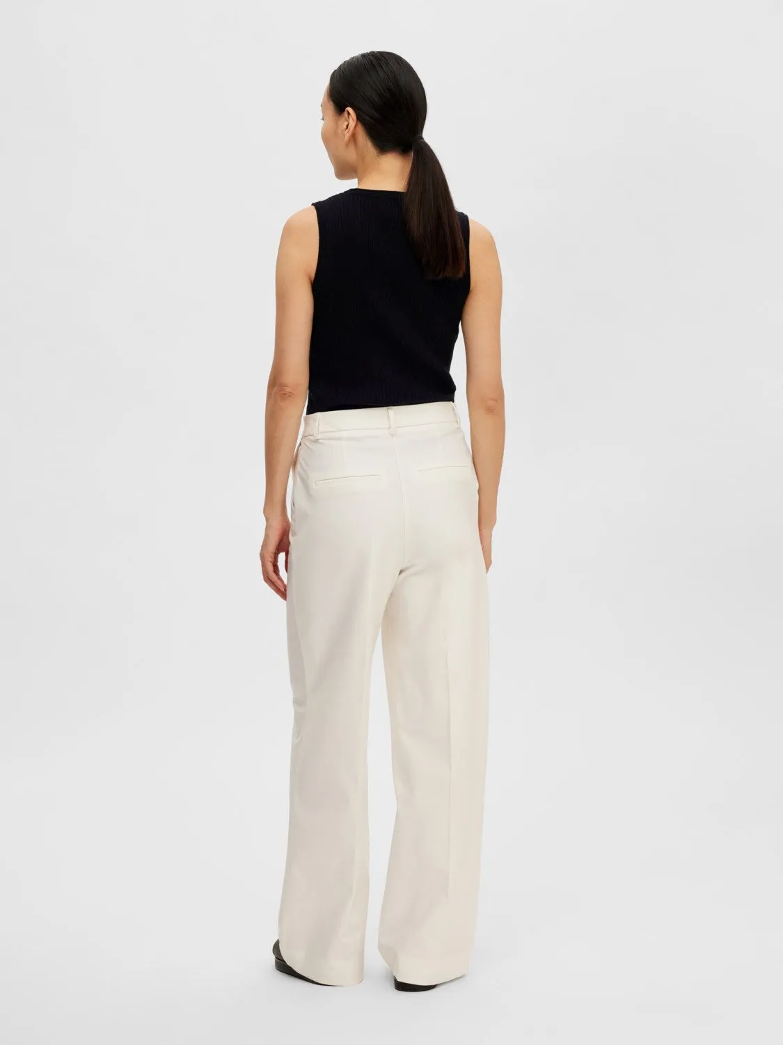 Lydia Sl O-Neck Knit Top - Black