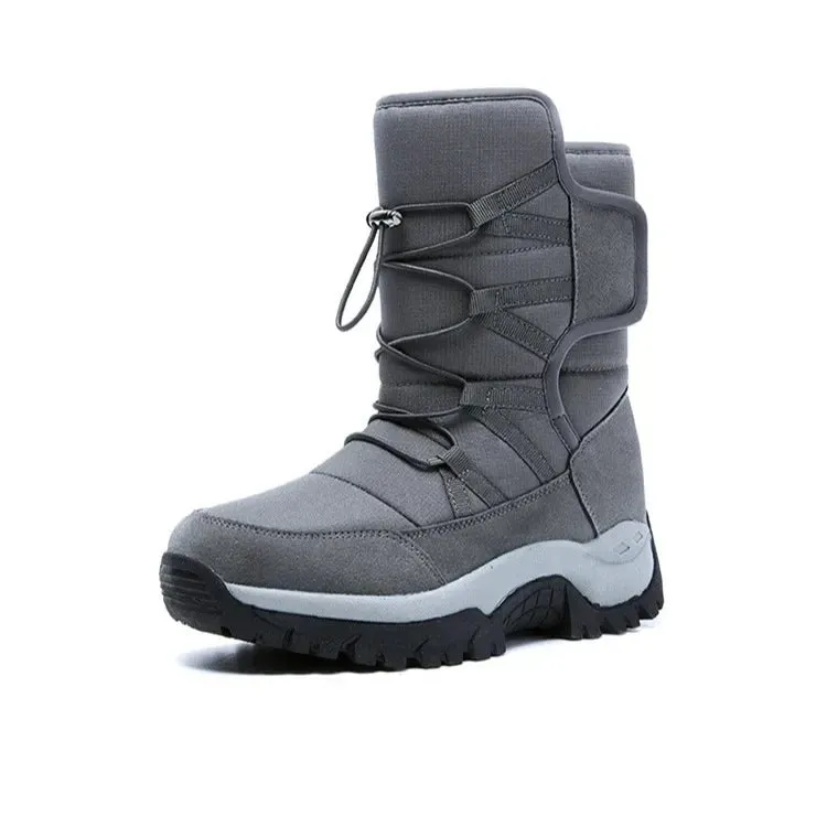 Mens Boots Plush Warm Waterproof Non-slip