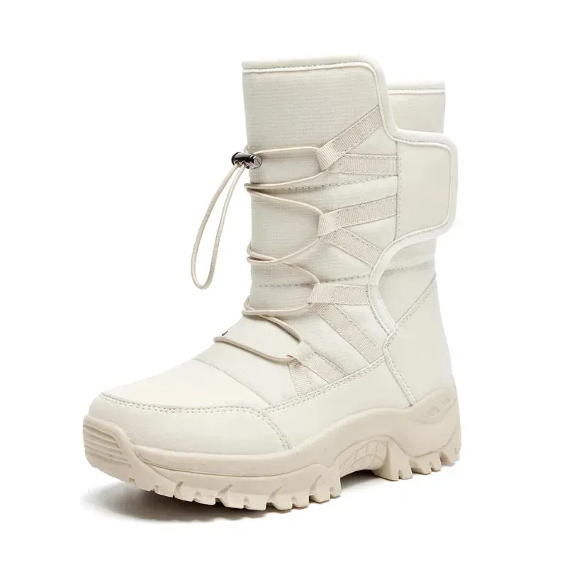 Mens Boots Plush Warm Waterproof Non-slip
