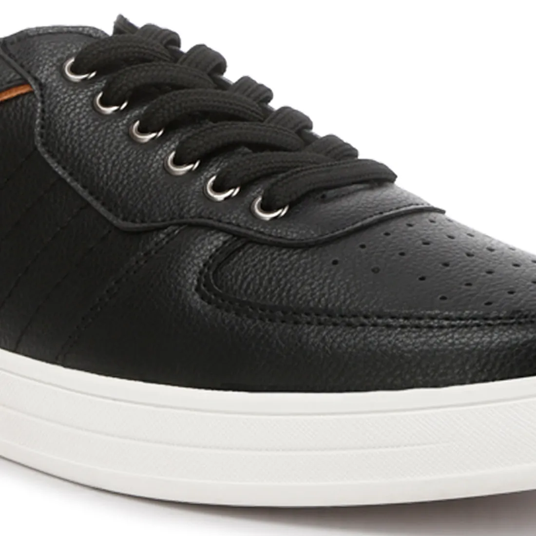 Men's Casual Perforated Detail Sneakers