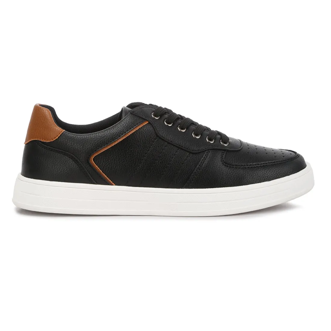 Men's Casual Perforated Detail Sneakers
