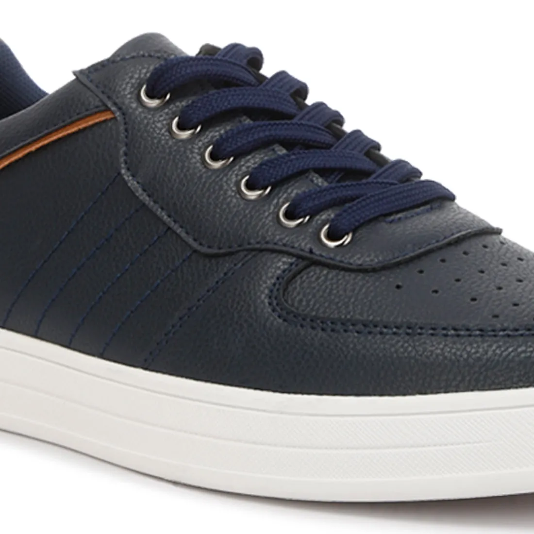 Men's Casual Perforated Detail Sneakers