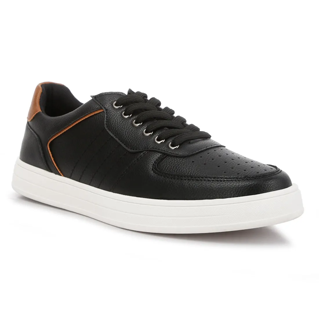 Men's Casual Perforated Detail Sneakers