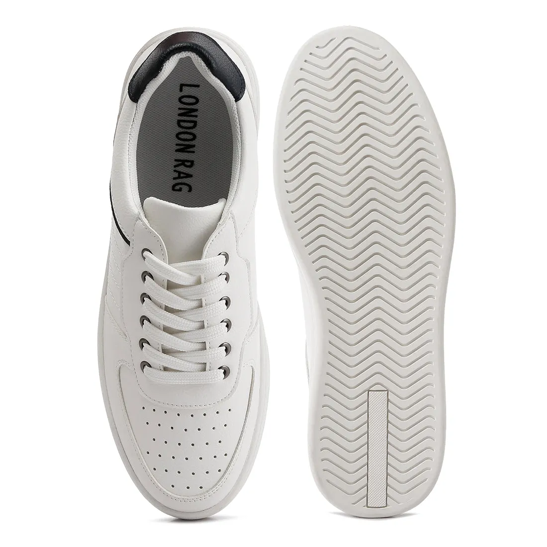 Men's Casual Perforated Detail Sneakers