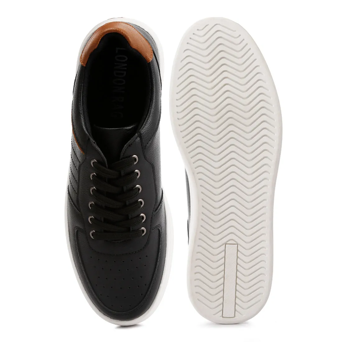 Men's Casual Perforated Detail Sneakers