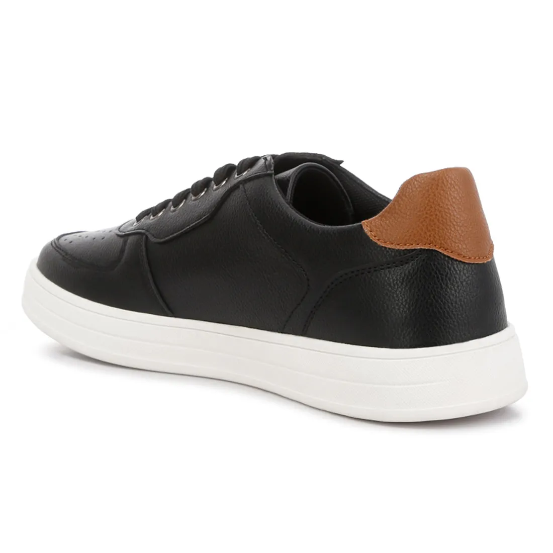 Men's Casual Perforated Detail Sneakers