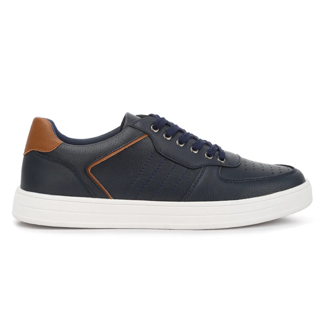 Men's Casual Perforated Detail Sneakers
