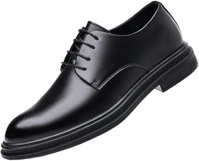 Men's Comfort Retro Dress Shoes Men Patent Leather Lace Up Classic Tuxedo Walking Formal Oxfords Shoes Mens Business Loafers