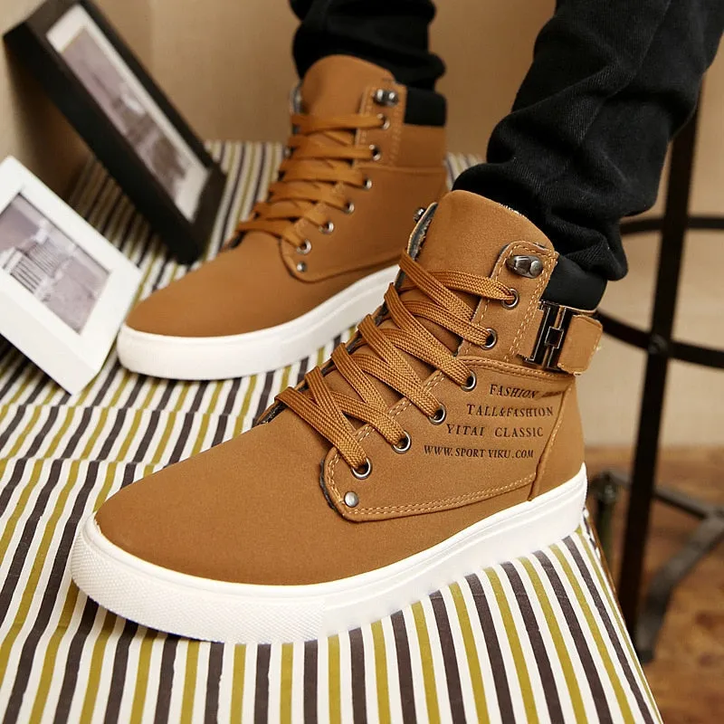 Mens fashion warm ankle boots Winter Boots