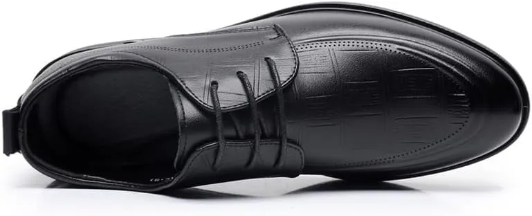 Mens Oxfords Shoes Pointed Toe Business Wingtip Lace Up Dress Shoes Trends Pointed Toe Shiny Patent Leather Casual Party Shoes