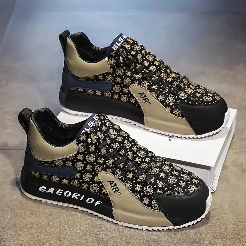 Men's Retro Forrest Gump Board Shoes - Spring/Summer Fashion Versatile Flat Anti-Slip Casual Sports Shoes for Travel & Banquet